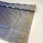 Pure Rupa Tissue Silk Banarsi Saree | Bright Cobalt