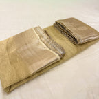 Gold Tissue Banarsi Saree with zari border | Water Gold