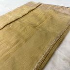Gold Tissue Banarsi Saree with zari border | Water Gold