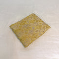 Yellow Cotton Banarsi Saree with zari border | Yellow & Gold