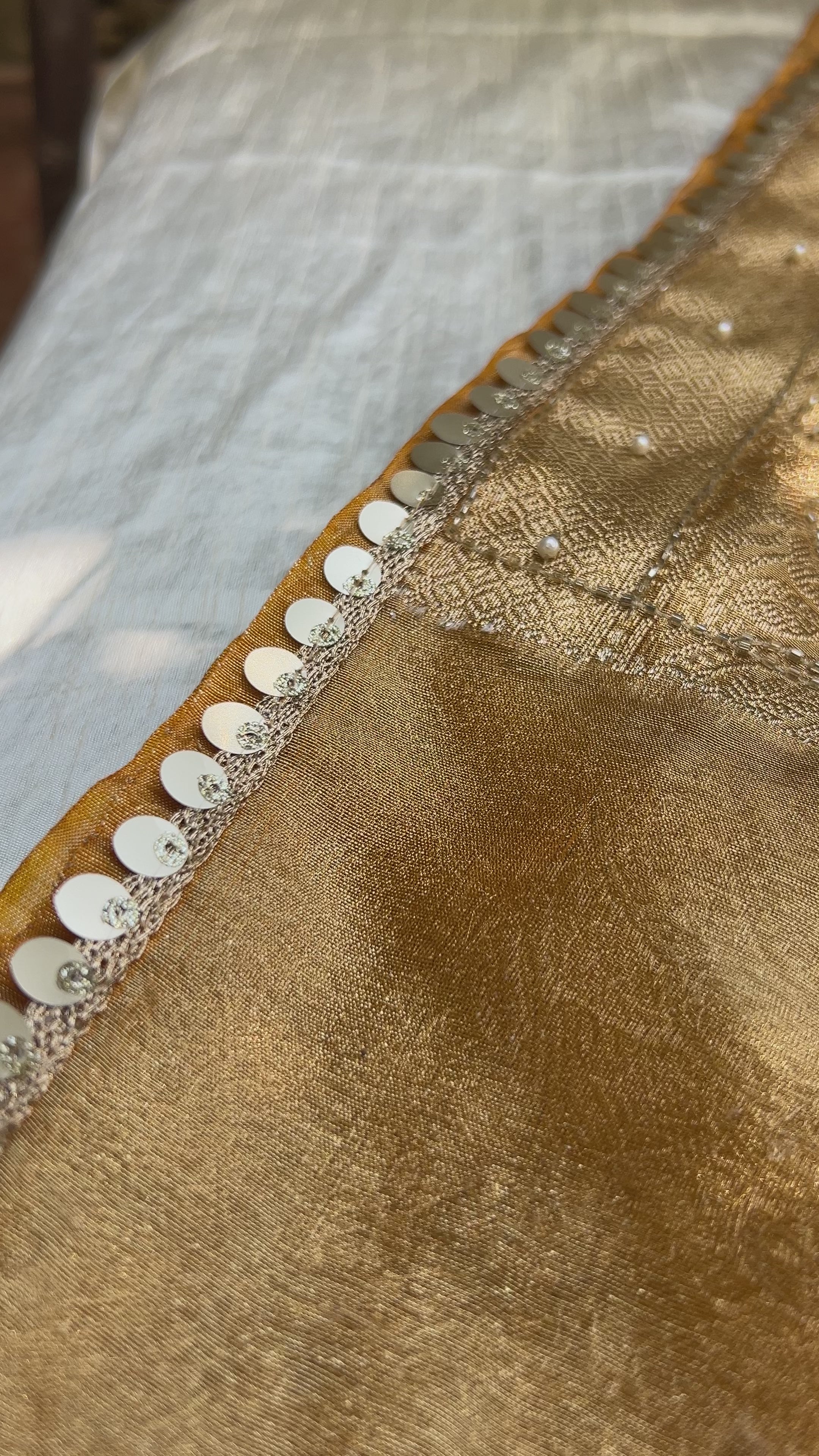 Pure Rupa Tissue Silk Banarsi Saree | Haldi Yellow