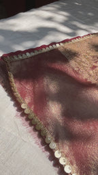 Pure Rupa Tissue Silk Banarsi Saree | Rubine Red | Wedding Collection